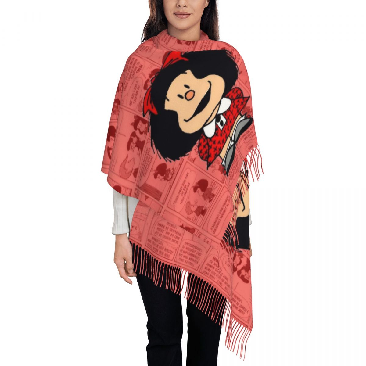 Женский шарф с кисточками Ma р – обзор и цена Pashmina Wrap Large