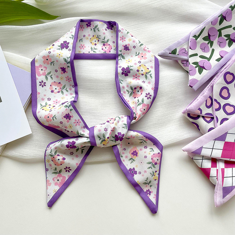 Новый роскошный узкий короткий – обзор и цена Silk Neck Scarf