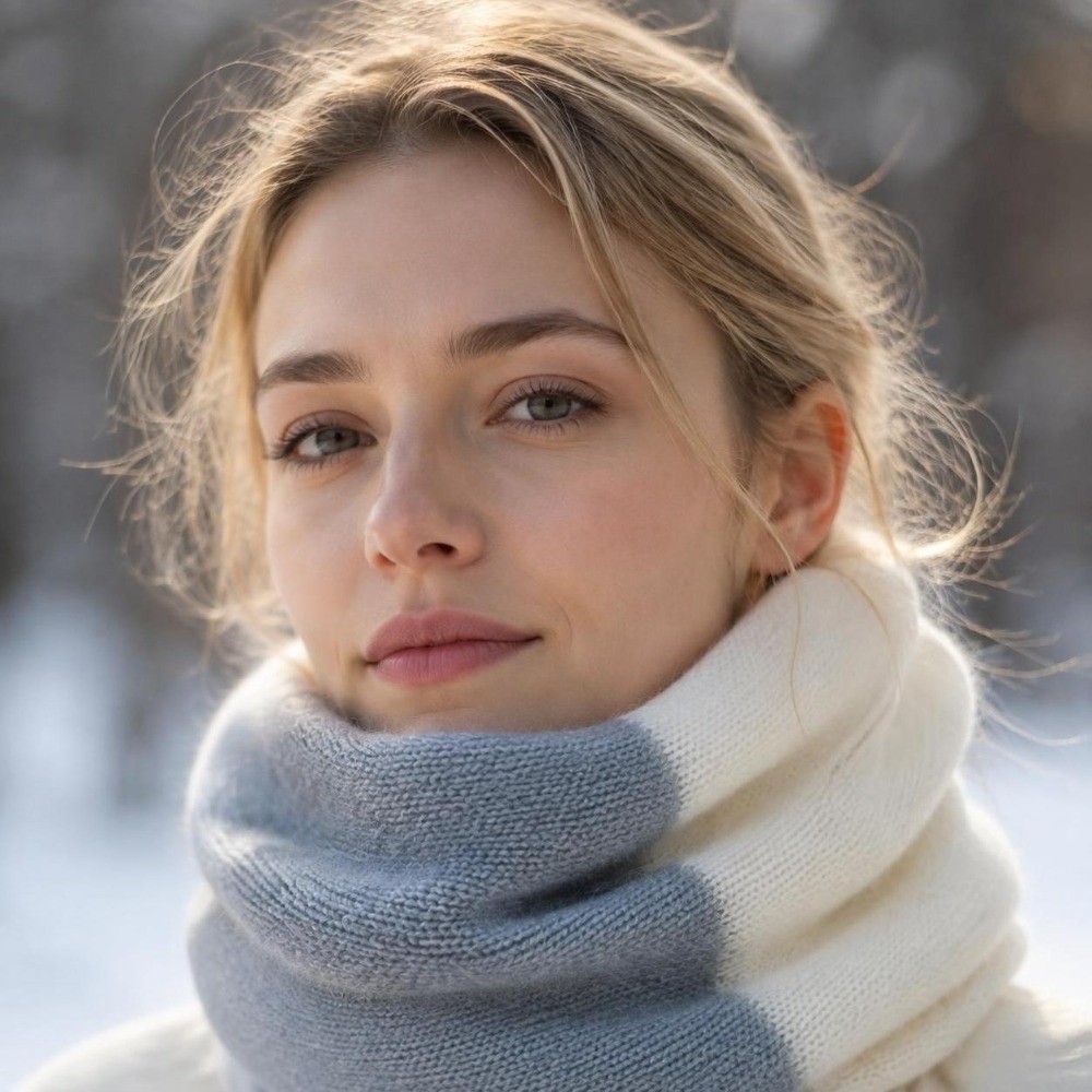 Мягкий вязаный шарф-снуд с цве – обзор и цена Infinity Scarf Knit