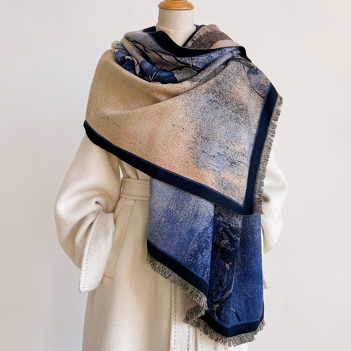 Женский шарф из искусственного – обзор и цена Pashmina Wrap Large