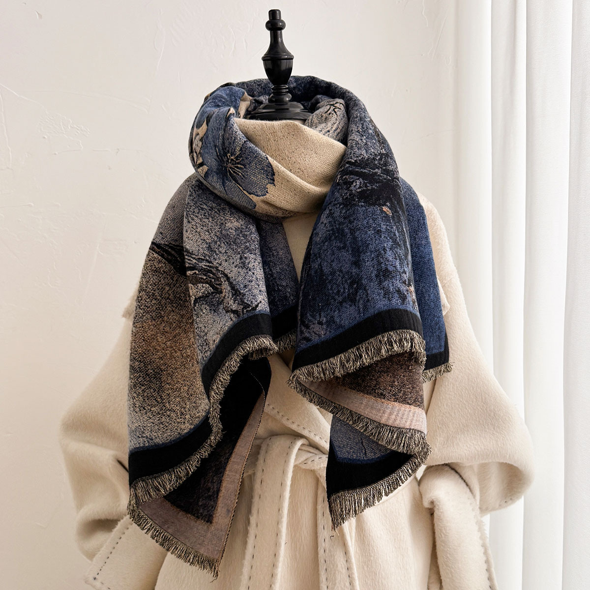 Женский шарф из искусственного – обзор и цена Pashmina Wrap Large