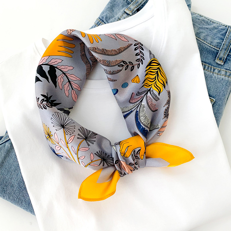 Женский квадратный шелковый ша – обзор и цена Silk Neck Scarf