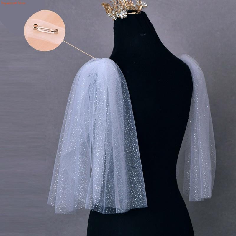 Q5WE Невеста Плиссированная Тю – обзор и цена Stole Wedding Shawl