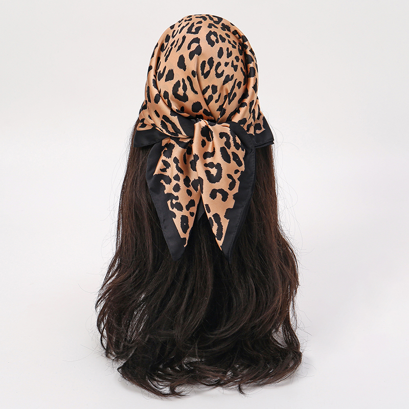 2025 новый модный шарф с леопа – обзор и цена Scarf Silk Square