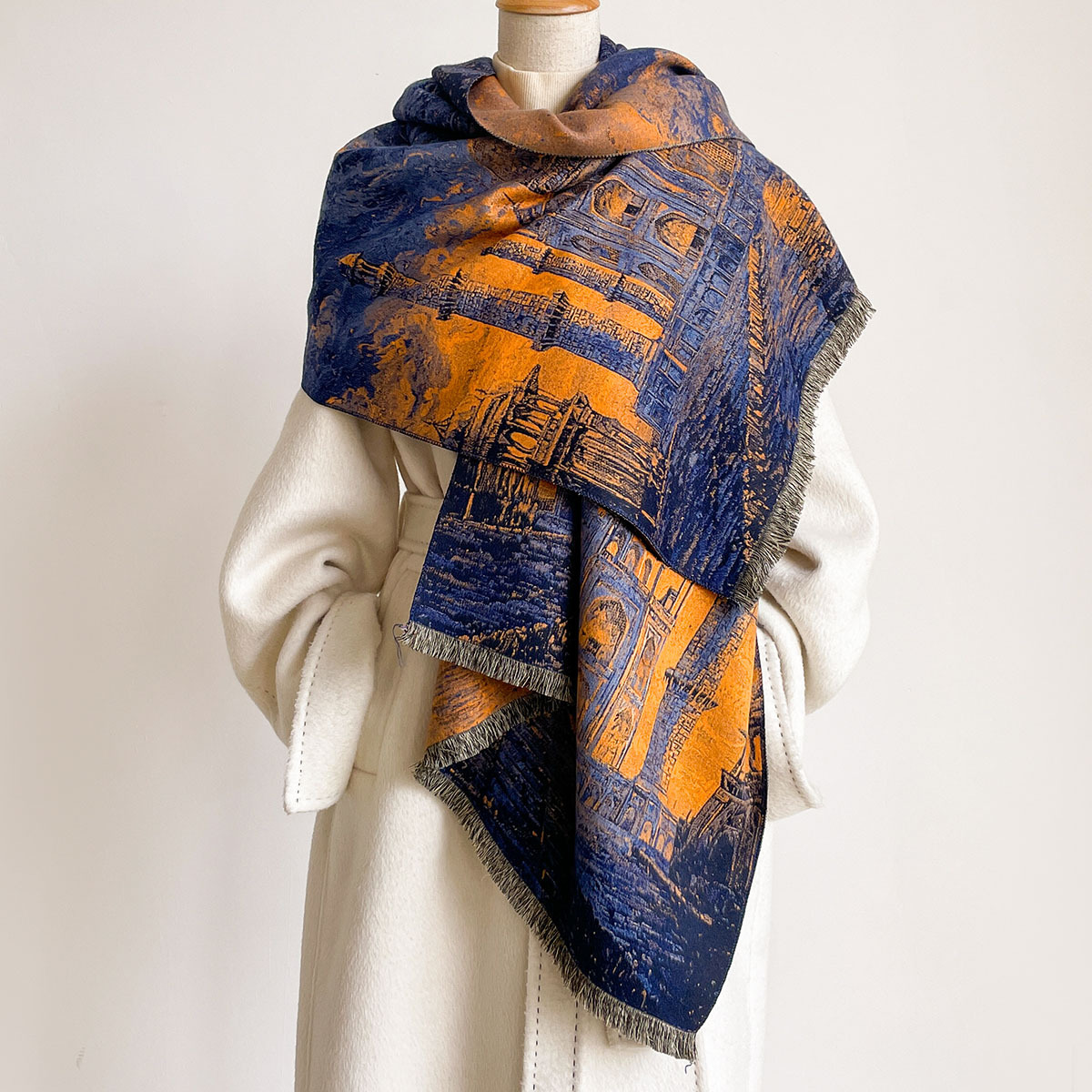 Женский шарф из искусственного – обзор и цена Pashmina Wrap Large