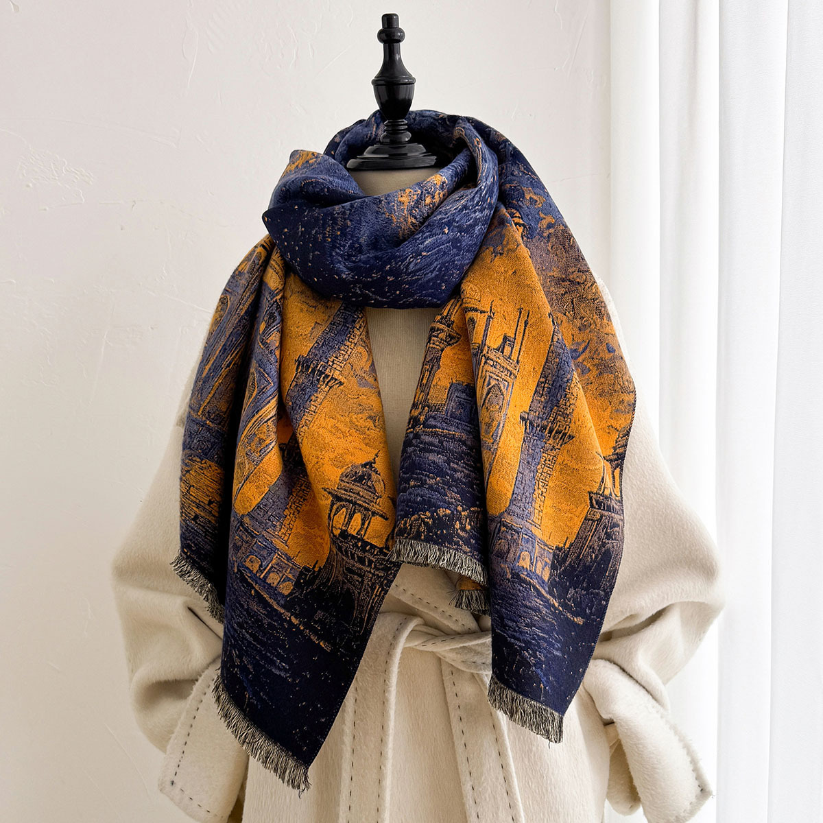 Женский шарф из искусственного – обзор и цена Pashmina Wrap Large