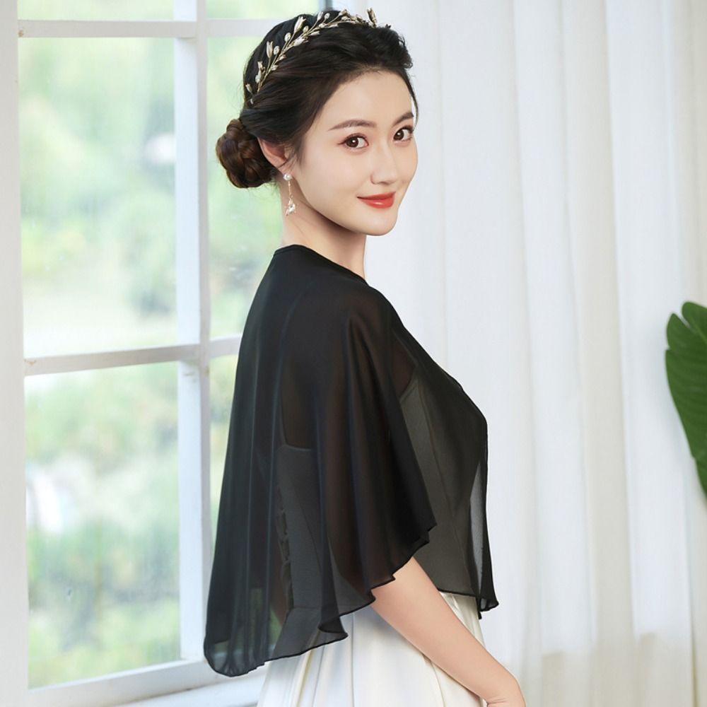 Винтажная прозрачная шифоновая – обзор и цена Stole Wedding Shawl